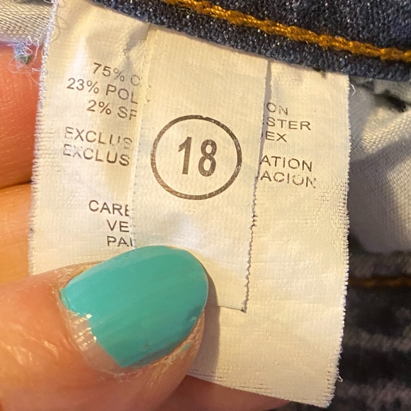 Be Girl Jeans distressed skinny jeans, size 18 - Picture 4 of 8